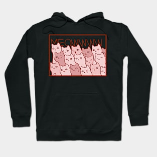 A bunch of cats in frame by Sunnie Meowtlu Hoodie